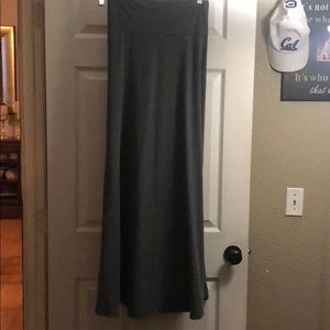 Lula Roe Maxi Skirt - grey